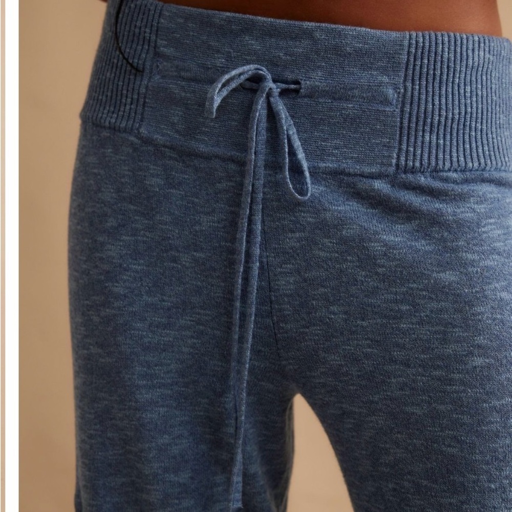 Free People Sila Sweater Pants - Blissful Blue NWT - Size S - Picture 2 of 6